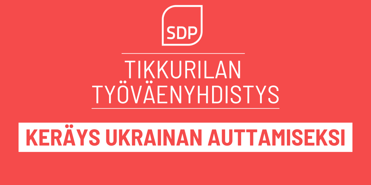 TTy:n jäsenille oma keräys SPR:n katastrofirahastoon Ukrainan auttamiseksi