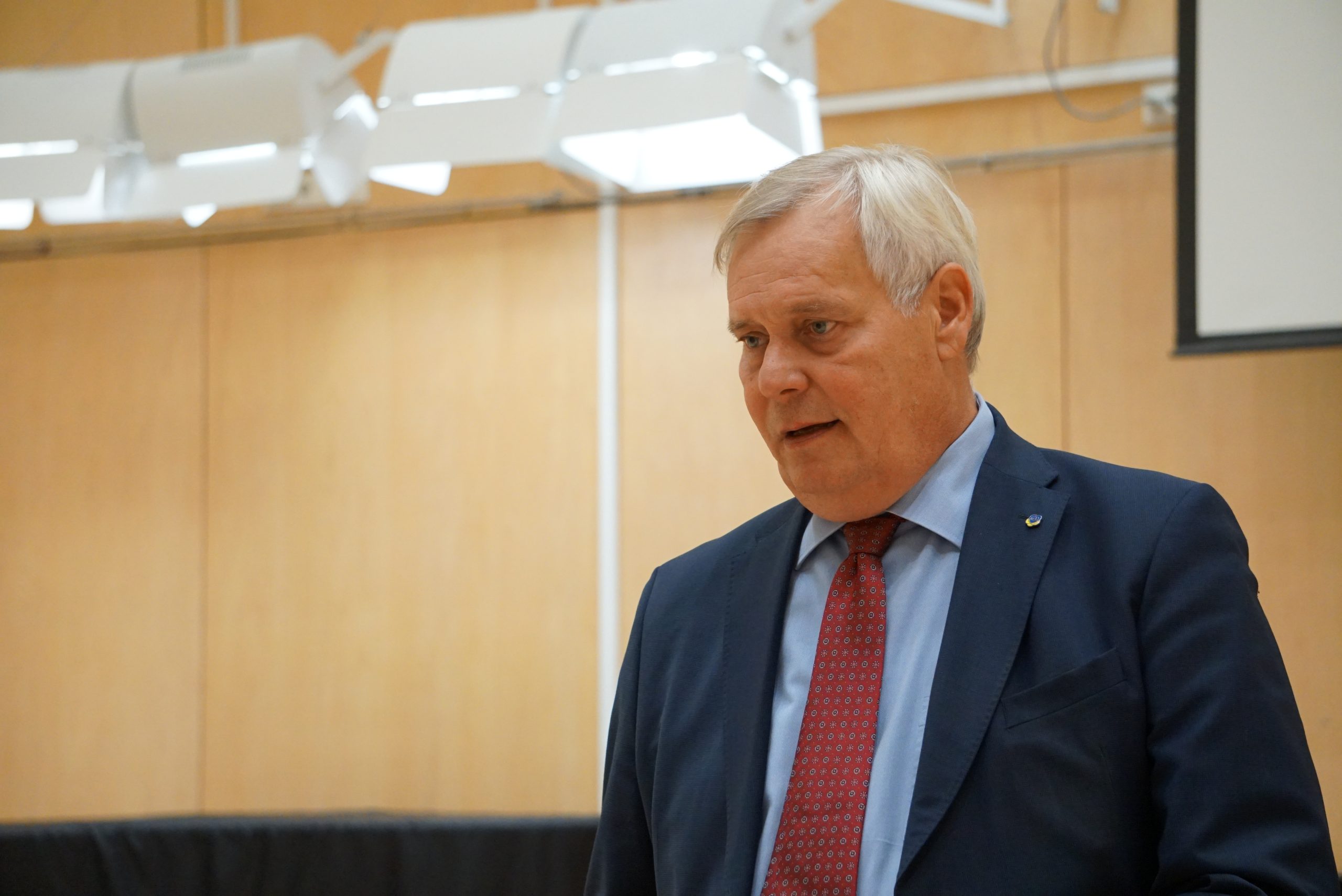 Antti Rinne otti kantaa ajankohtaisiin asioihin TTy:n syyskuun tapaamisessa