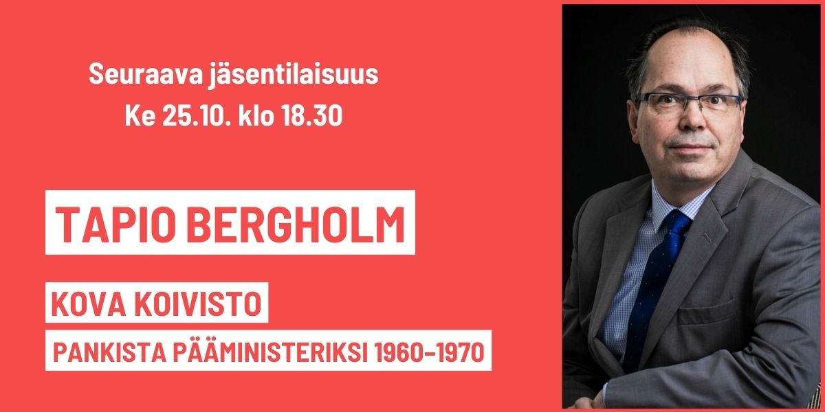 Lokakuun kaikille avoin jäsentapaaminen 25.10. Tiksolla