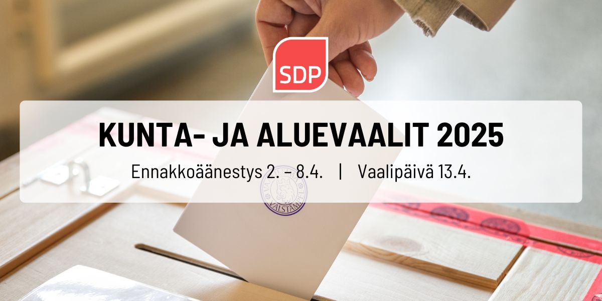 Ennakkoäänestys käynnissä 8.4.2025 asti